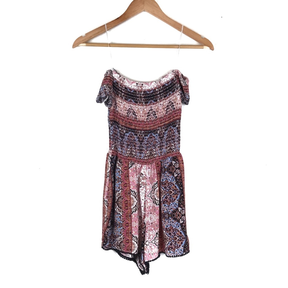 L*Space Rhapsody Nanette Boho Pocket Romper Sz. XS - Picture 5 of 8